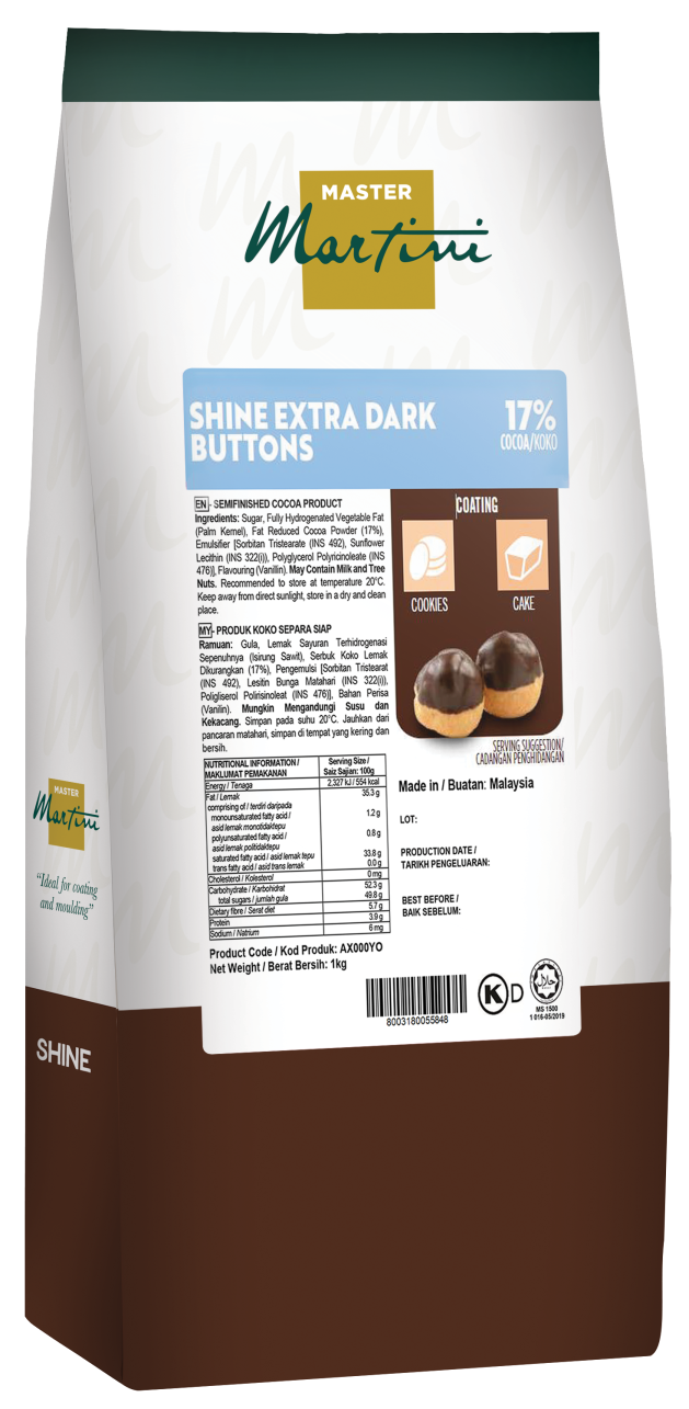 Shine Extra Dark Buttons